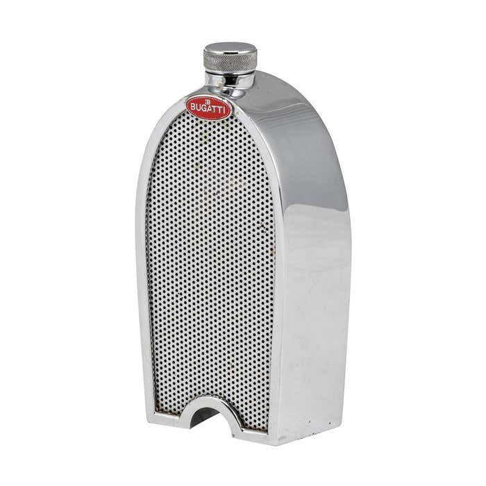 20th Century Bugatti Radiator Decanter By Ruddspeed Of England c.1960