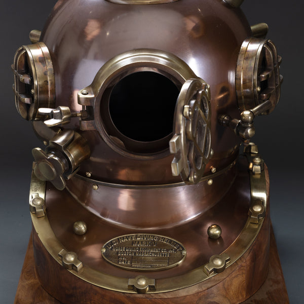 American Maritime Brass Deep Sea Divers Helmet